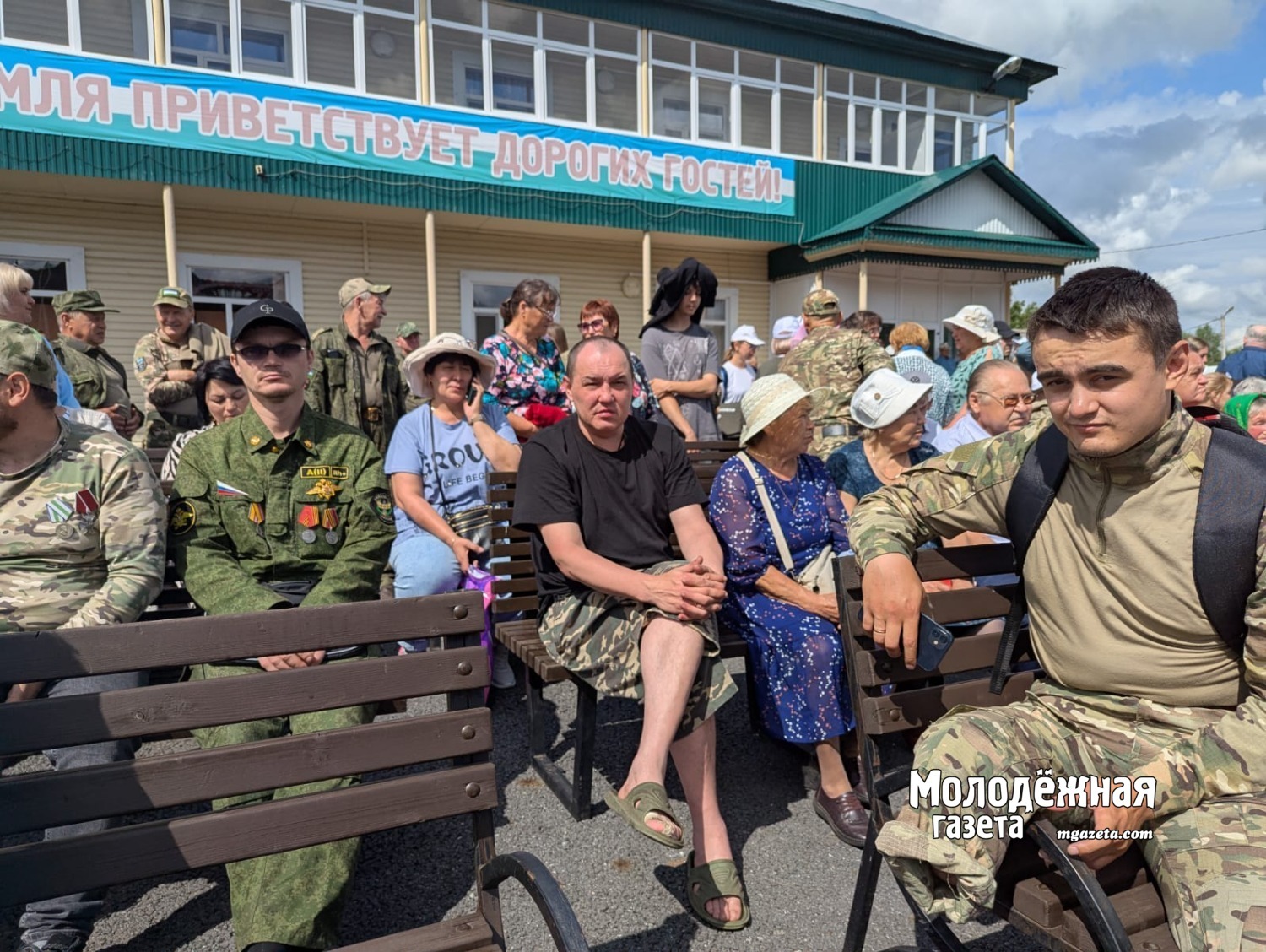 В Мишкино проходит патриотический фестиваль «Сила земли»