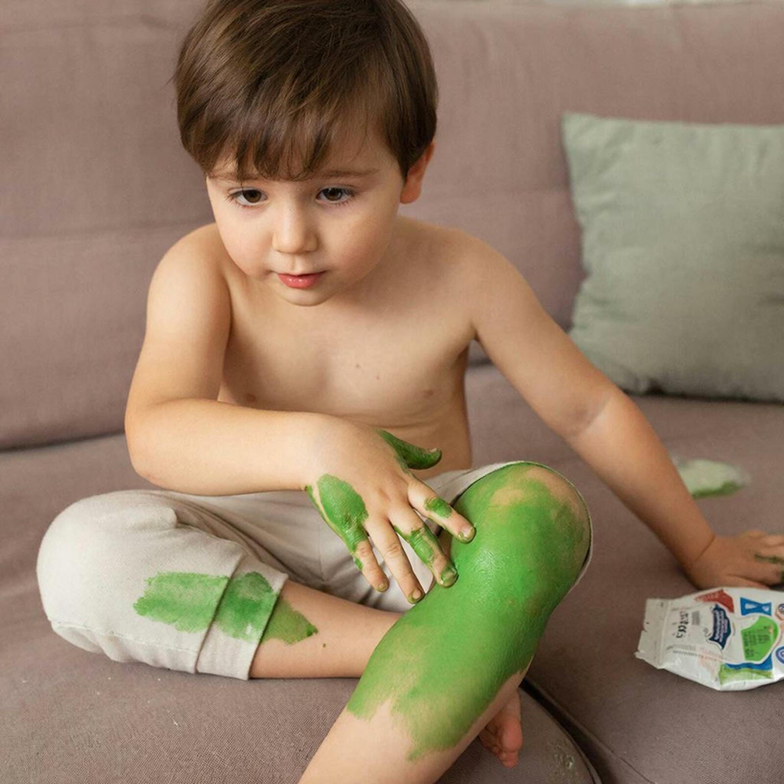 Зеленканы тиренән нисек йыуырға?