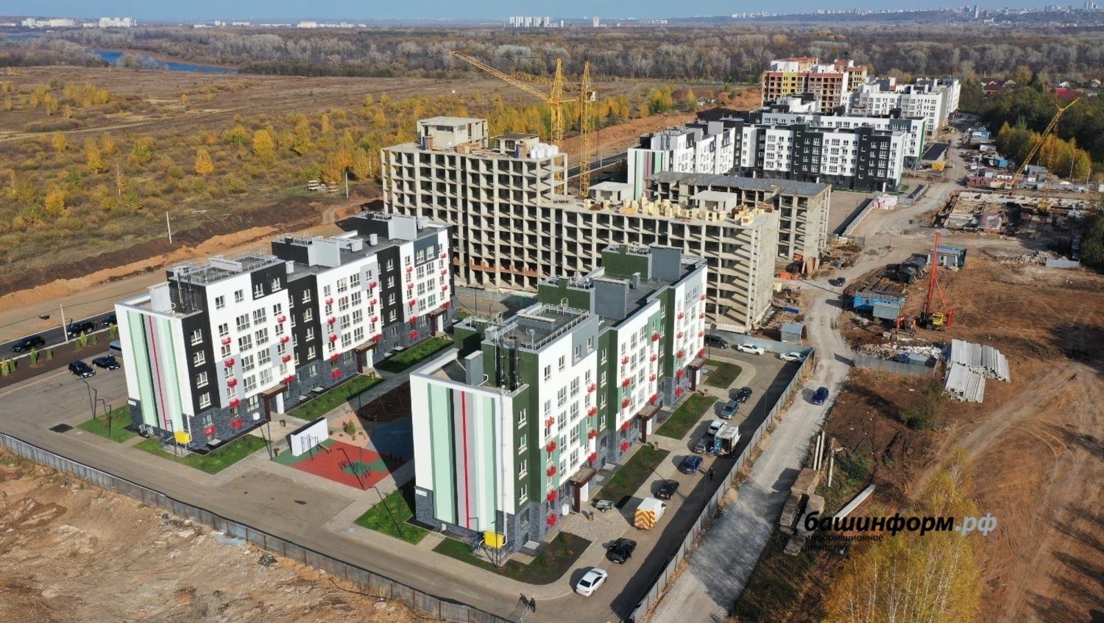 Башкортостан вошел в топ - 10 регионов по обьемам строительства жилья
