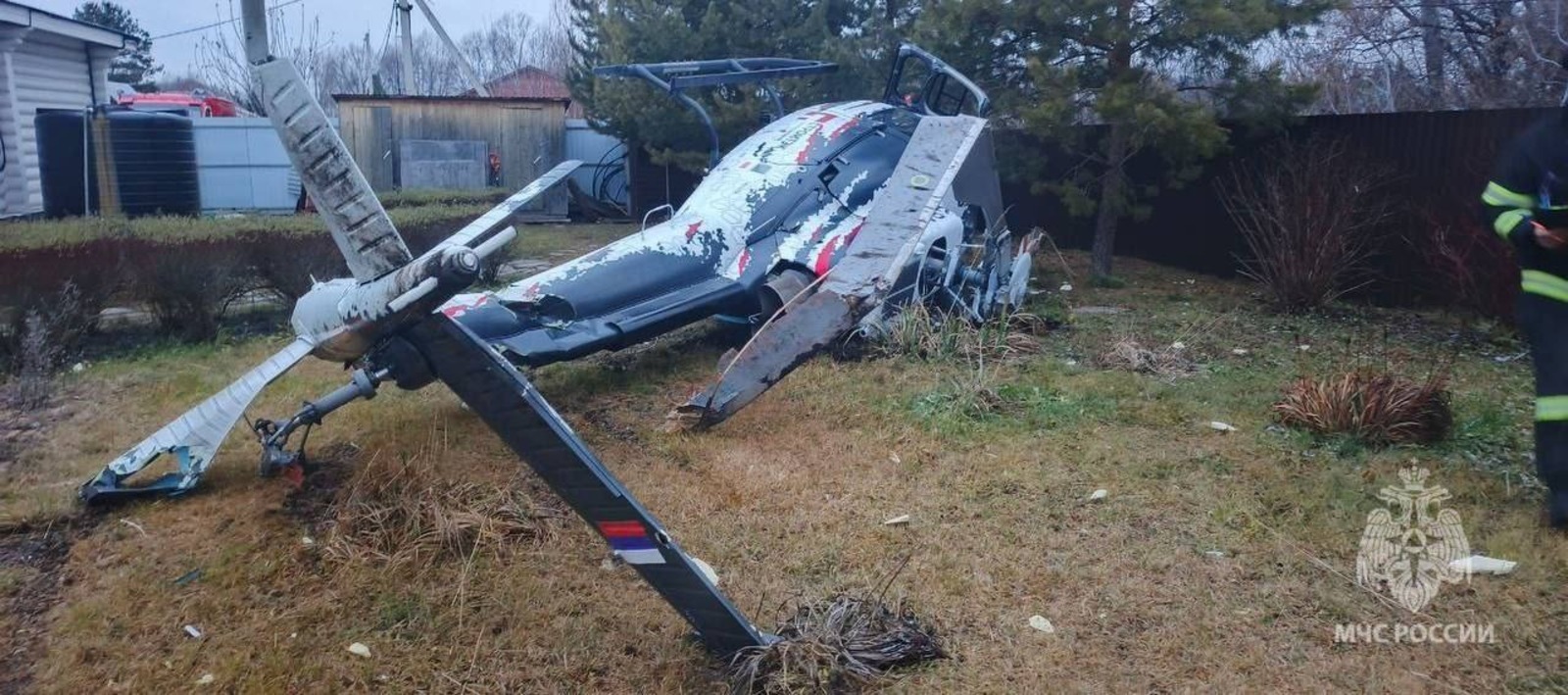 Стали известны подробности падения вертолёта под Уфой