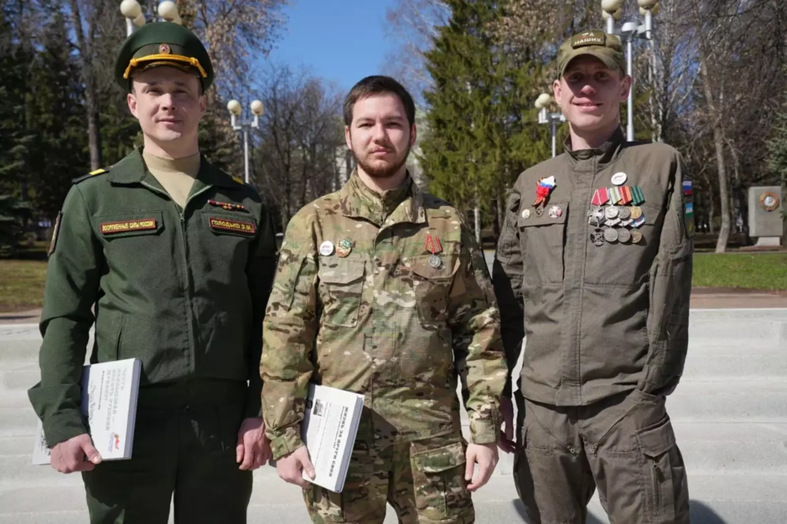 Ветераны СВО прочитали стихотворение ко Дню Победы