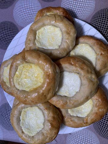 Домашние ватрушки с творогом